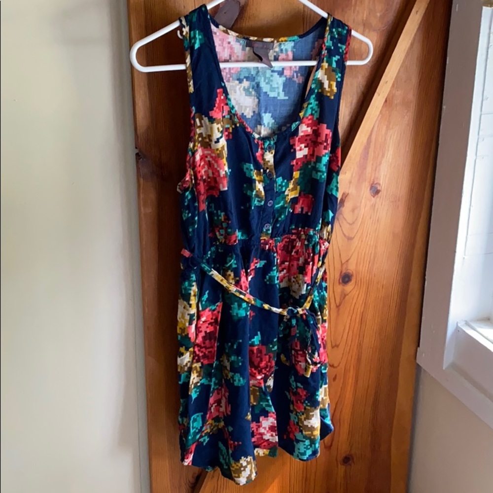 Pixel flower dress